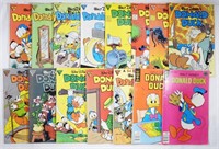 (15) WALT DISNEY DONALD DUCK COMICS