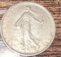 1960 5 Francs  Silver Coin