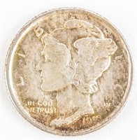 Coin 1918-D Mercury Silver Dime Gem BU