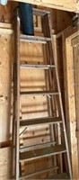 8 Foot Wooden Painting Step Ladder