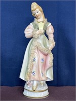 Vintage lady porcelain figurine