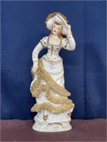 Vintage lady porcelain figurine