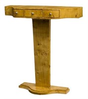 FRENCH ART DECO STYLE BIRDSEYE CONSOLE TABLE