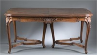 Rococo revival style dining table. 20th century.