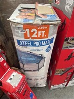 12’ Bestway steel pro max - condition unknown