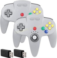 2 Pack 2.4 GHz Wireless Switch N64 Controller