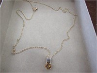 Necklace 15 1/2" 24kt Yellow Gold Chain