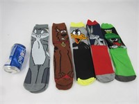 5 paires de bas pour adulte Looney Tunes