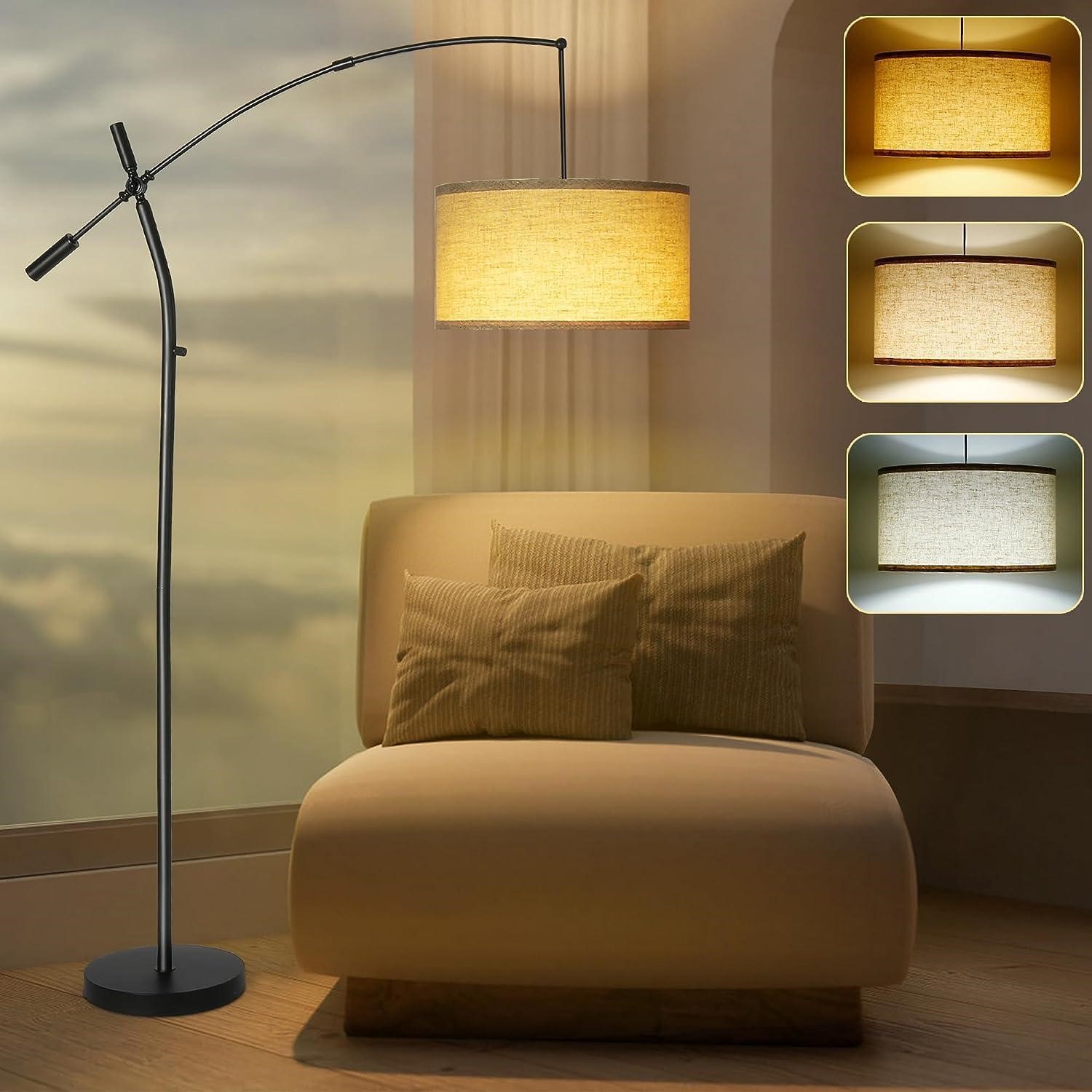 AS IS-Arc Floor Lamp for Living Room