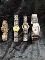 4 watches, Timex, Eddie Bower, Geneva, Dufonte