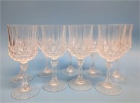 Set of Cristal D' Arques Longchamp Wine Glasses