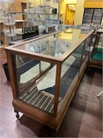 Antique Wood Glass Show Case