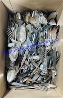 Box FULL of Misc. Silverware