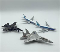 4 Die Cast Planes/Jets-Ertl USAF, Boeing etc