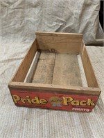 Wooden Crate 17 3/4"x12"x4 1/2" Tall