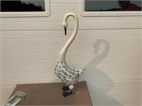 metal swan