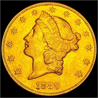 1889-S $20 Gold Double Eagle UNCIRCULATED