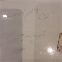 John Bon Jovi autograph