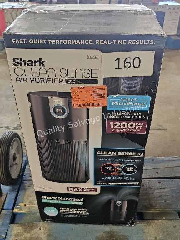 shark clean sense air purifier 1200 (used)