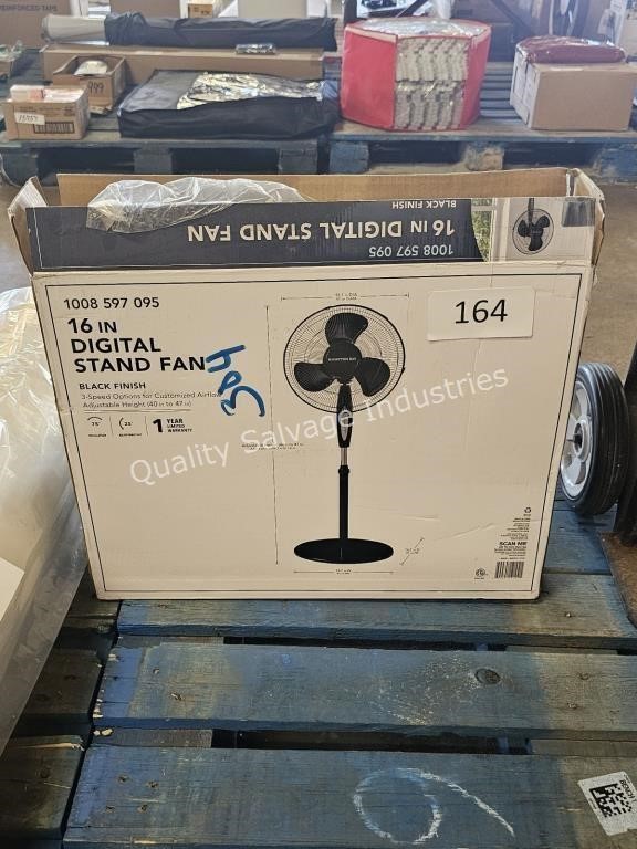 hampton bay 16” digital stand fan