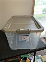 19gal Plastic Storage Tote