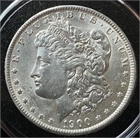 1900-O Morgan Silver Dollar (MS60)