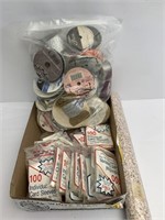 Large bag of ribbon contact paper in individual