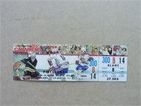 billet de hockey ancien 1993 annee coupe Stanley