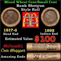 Small Cent Mixed Roll Orig Brandt McDonalds Wrappe