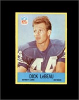 1967 Philadelphia #66 Dick LeBeau EX to EX-MT+