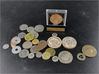 Collection of foreign coins: sales tax and transit