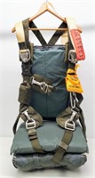 1986 USAF Seat Pack Parachute, Pack, & Harness