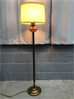 ANTIQUE CRANBERRY FONT FLOOR LAMP