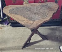 Unique Primitive Wood Table Antique
