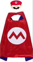 Super Mario Costume Cape and Mask Set x5