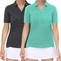 TrendiMax Womens 2 Pack Golf shirts