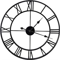 Large Wall Clocks Non-Ticking Silent 30 inch Batte
