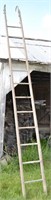 Wooden Ladder, 14 Foot w/Hooks