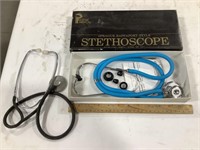 2 stethoscopes