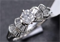 $4800 14K 2.8g Dia(0.4ct) Diamond(0.2ct) Ring