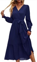 New, Size L, PRETTYGARDEN Womens Flowy Maxi