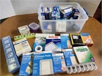 First Aid Supplies, Pill cases, Bandaids