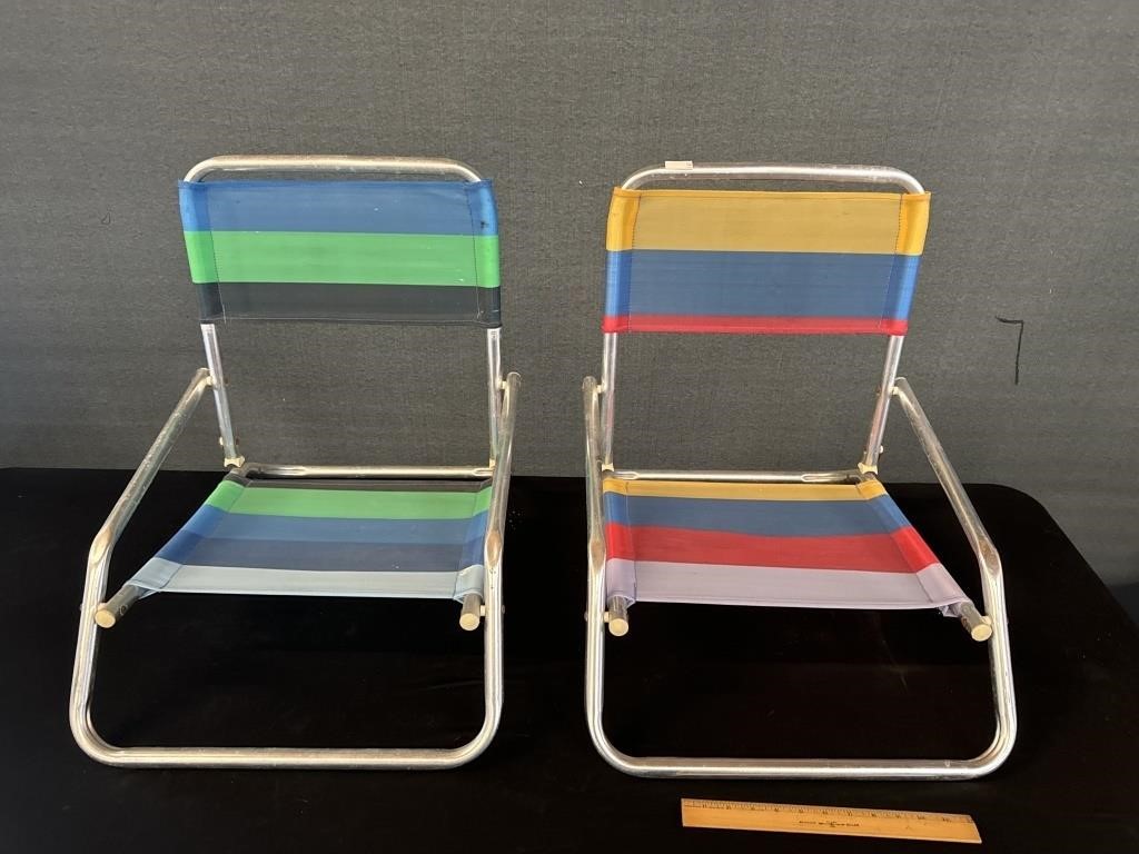 2 Vintage Beach Chairs