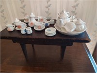 Miniature Table and Dishes