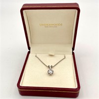 14K Gold Diamond Necklace