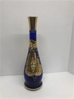 Blue cobalt decorative vase