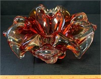 DESIRABLE MID CENTURY CHALET GLASS DISH