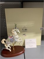 LENOX PARISIAN CAROUSEL HORSE FIGURINE NEW