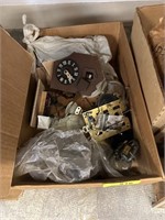 LARGE LOT OF MIXED CLOCK PARTS