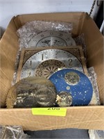 LARGE LOT OF CLOCK FACES